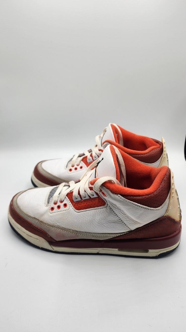 Nike Air Jordan 3 Retro Se (Gs) White-M Stone Womens Sz 7y [DV7028-108]